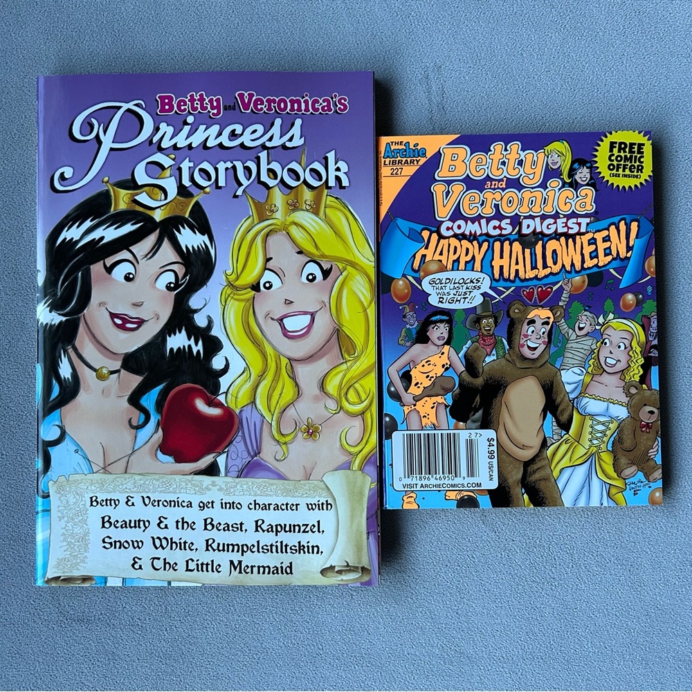Set of 2 ~ Archie Comics ~ Betty and Veronica